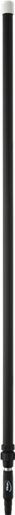 Алюминиевая телескопическая ручка, 1575 - 2780 мм, Ø32 мм, черный цвет