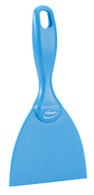 Скребок ручной из полипропилена, 102 мм, синий цвет