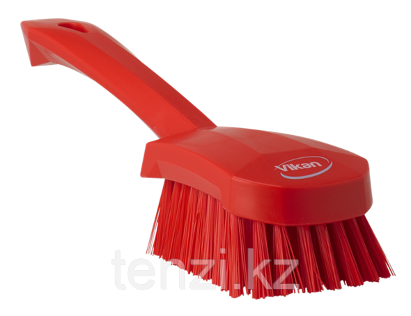 Щетка для мытья с короткой ручкой, 270 мм, Жесткий, красный цвет