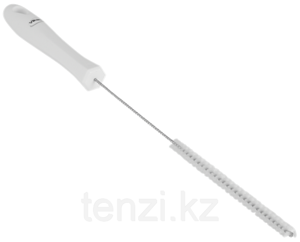 Ерш для чистки труб, диаметр 9 мм, 375 мм, средний ворс, белый цвет