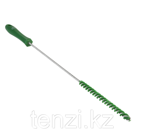 Ерш для чистки труб, диаметр 10 мм, 480 мм, Жесткий ворс, зеленый цвет