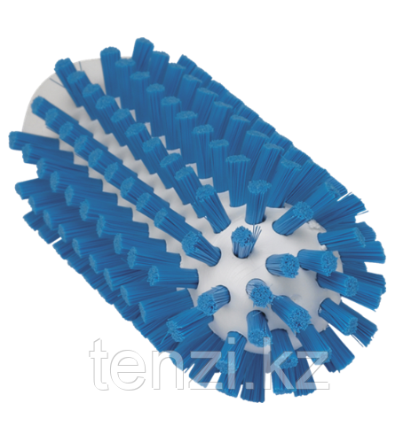 Щетка-ерш для очистки труб, гибкая ручка, диаметр 50 мм, Жесткий ворс, синий цвет - фото 1 - id-p98716457