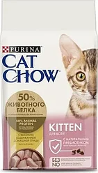 Cat Chow Kitten 15кг для котят сухой корм с курицей