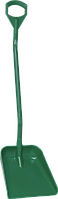 Эргономичная большая лопата с длинной ручкой, 380 x 340 x 90 мм., 1310 мм, зеленый цвет