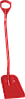 Эргономичная лопата, 340 x 270 x 75 мм., 1280 мм, красный цвет