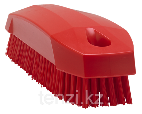 Щетка S для рук / для ногтей, 130 мм, Жесткий ворс, красный цвет, фото 1