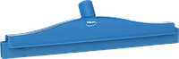 Гигиеничный сгон с подвижным креплением и сменной кассетой, 405 мм, синий цвет