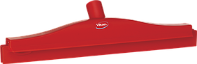 Гигиеничный сгон с подвижным креплением и сменной кассетой, 405 мм, красный цвет