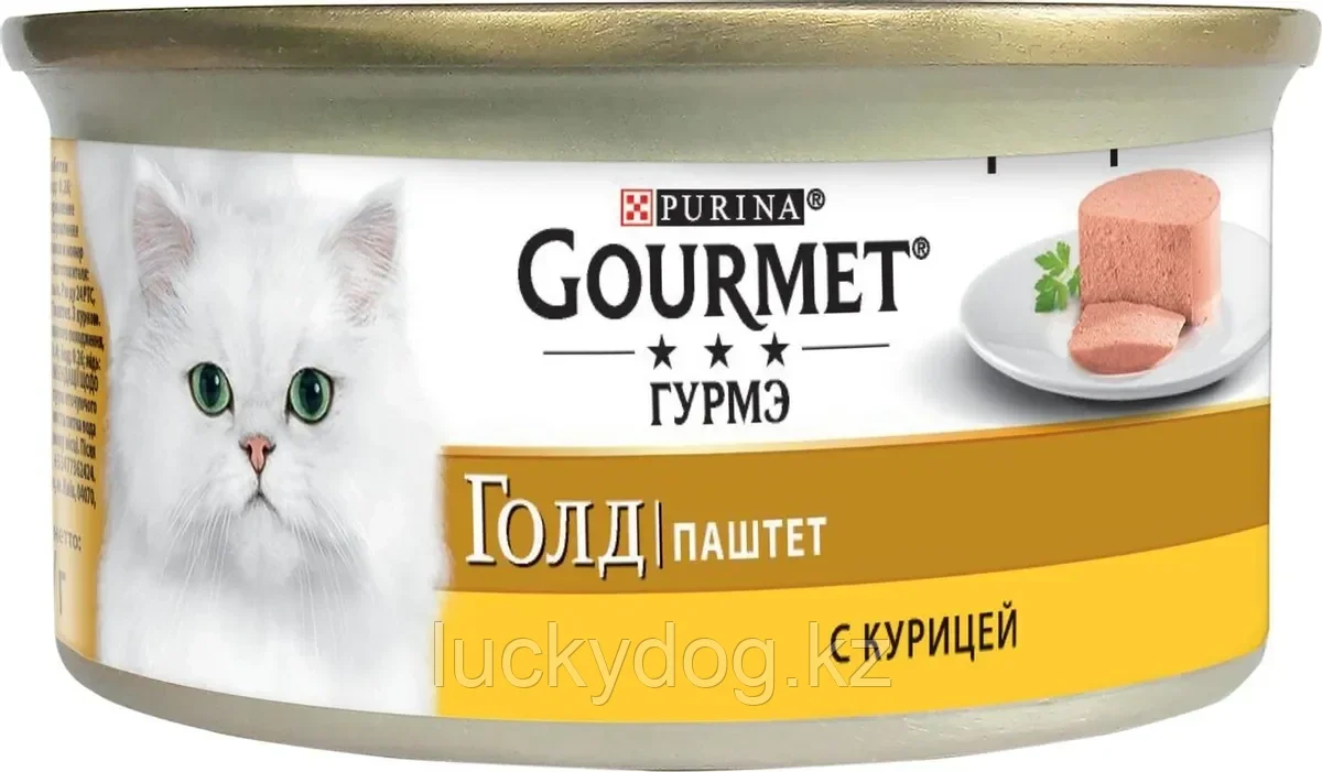 Gourmet Gold Паштет с курицей Влажный корм для кошек, 85г.