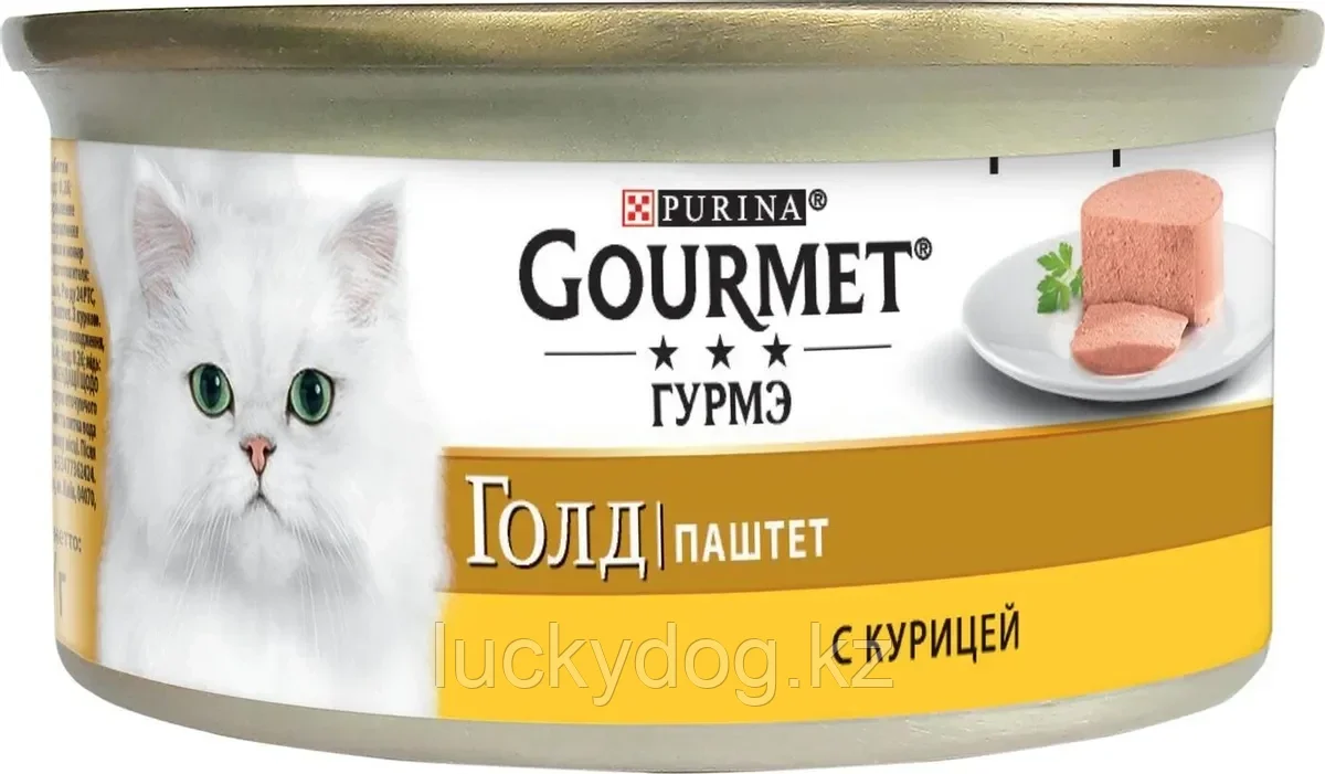 Gourmet Gold Паштет с курицей Влажный корм для кошек, 85г. - фото 1 - id-p3626056