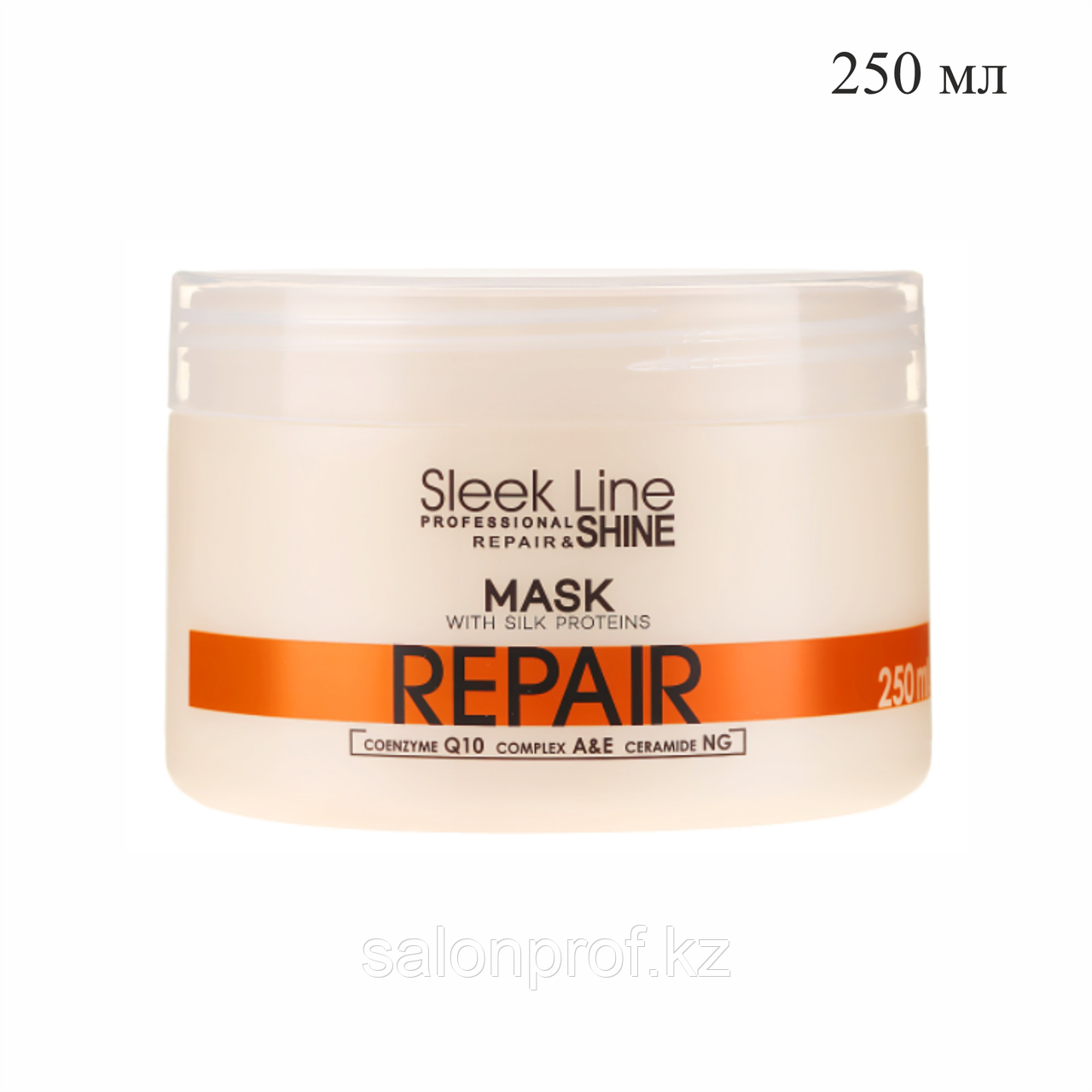 Маска для восстановления волос с протеином шелка SLEEK LINE REPAIR 250 мл №10813 - фото 1 - id-p96594705