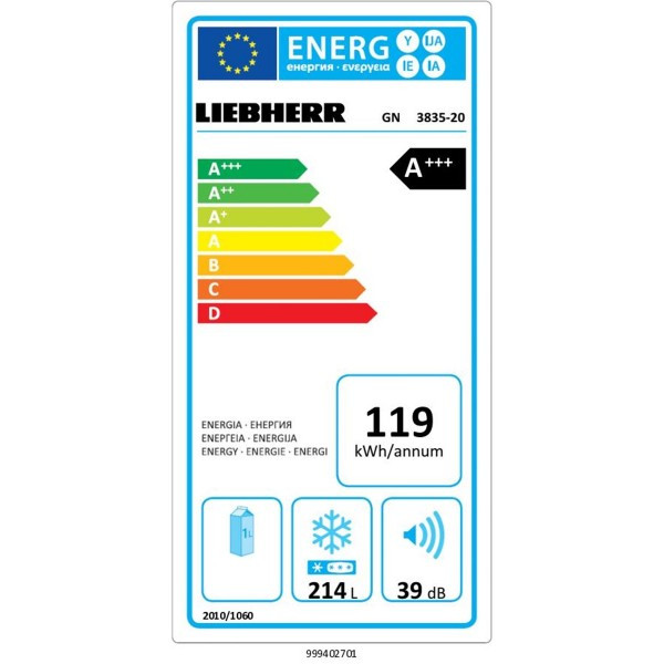 Морозильник Liebherr GN 3835 Comfort NoFrost - фото 8 - id-p98718723