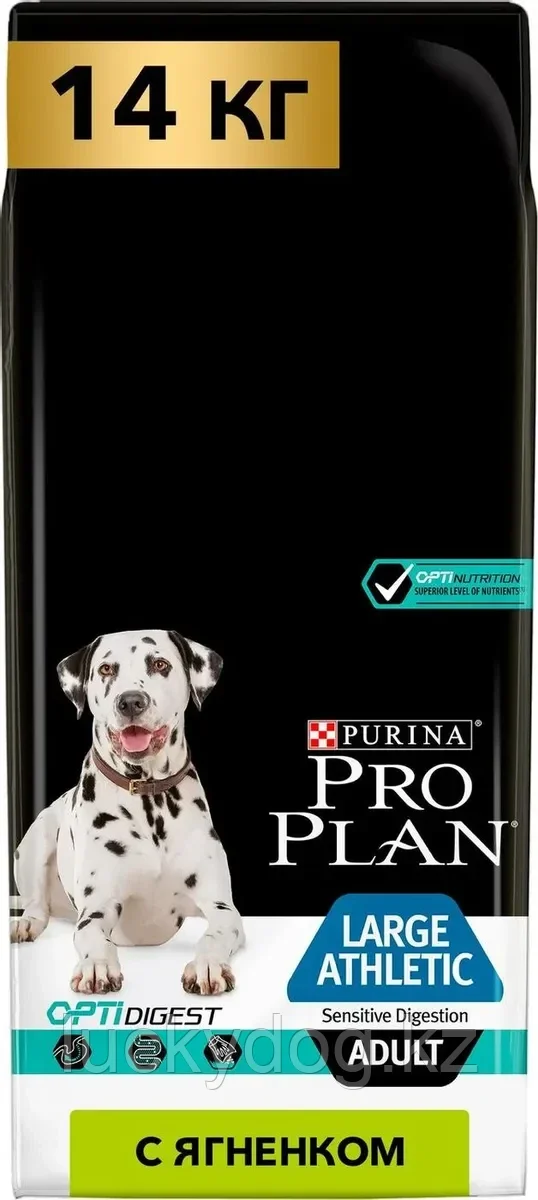 Pro Plan Athletic 14 кг с Ягненоком для взрослых собак крупных пород атлетического телосложения Про План, фото 1
