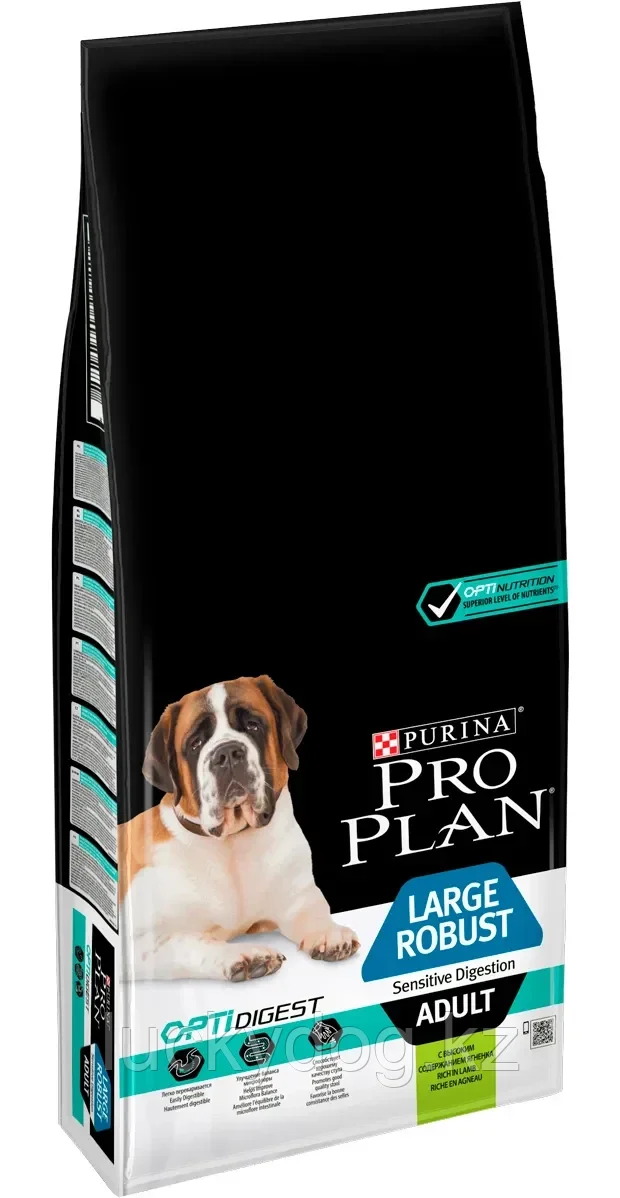 Pro Plan Robust 14 кг с ЯГНЕНОКОМ для взрослых собак крупных пород с мощным телосложением Adult Large Про План - фото 1 - id-p44626435