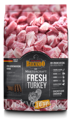 Belcando Mastercraft Fresh Turkey 0,5кг Индейка Беззерновой сухой корм для взрослых собак