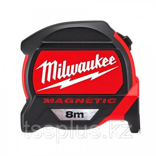 Рулетка 8 м. 27 мм. Magnetic Premium от Milwaukee - фото 1 - id-p98769638