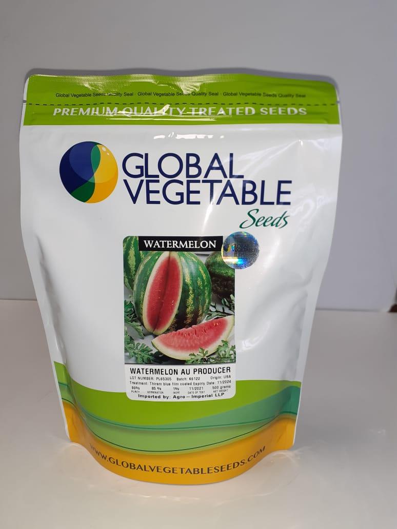 Семена арбуза AU PRODUCER 500гр пачка (Global Vegetable Seeds) - фото 1 - id-p98777139