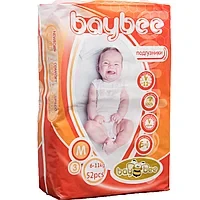 Детские подгузники BayBee Размер 3M (6-11кг) 52шт