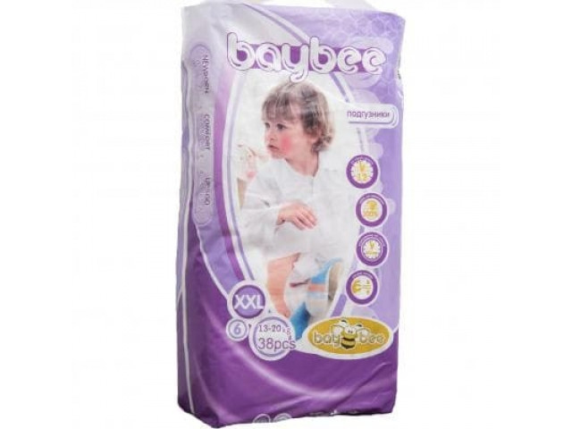 Детские подгузники BayBee Размер 6XXL (13-20кг) 38шт