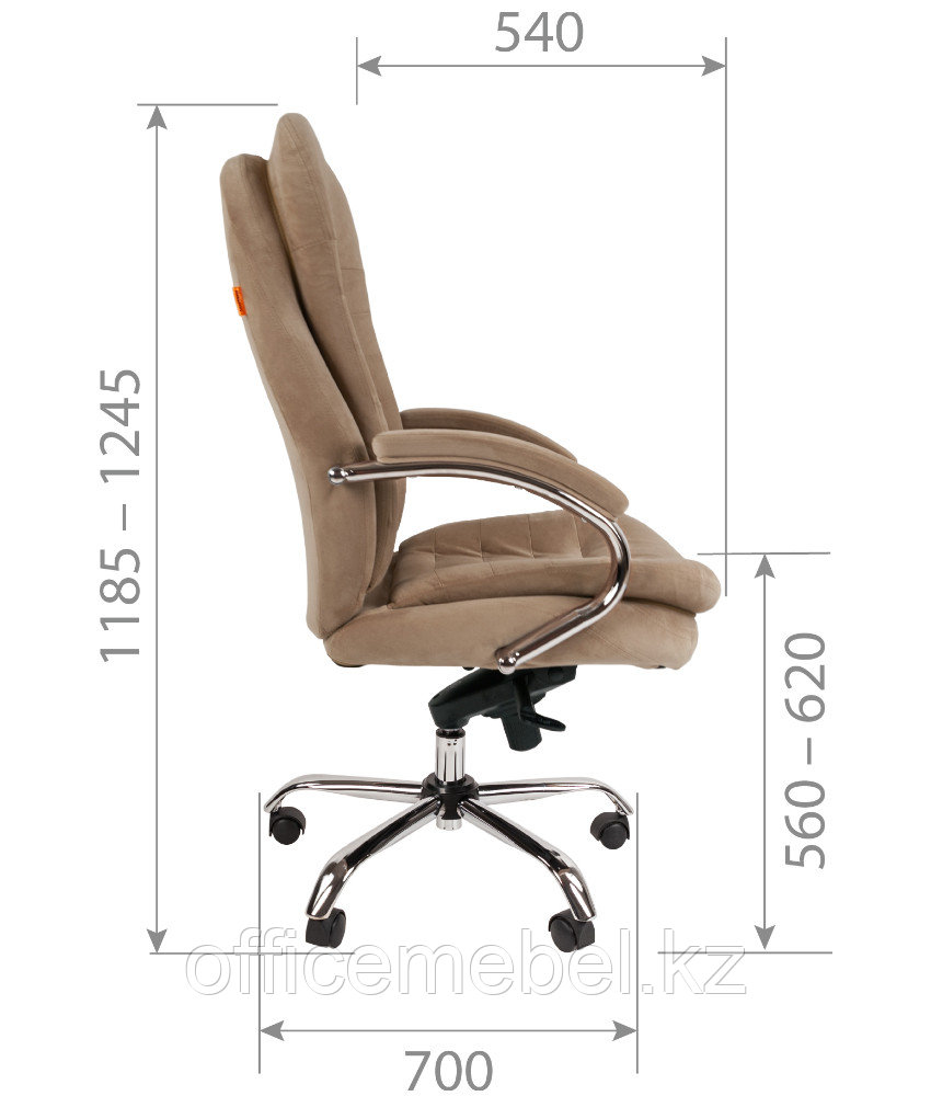 Кресло офисное CHAIRMAN 795 HOME (в наличии серый и коричневый) - фото 10 - id-p98780364