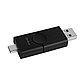 USB-накопитель Kingston DTDE/64GB 64GB Чёрный, фото 2