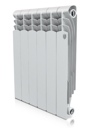 Радиатор биметаллический Royal Thermo Revolution Bimetall 350 - 10 секц. 116 Вт/сек.N, фото 2
