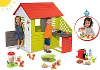 Игровой домик с кухней, красный