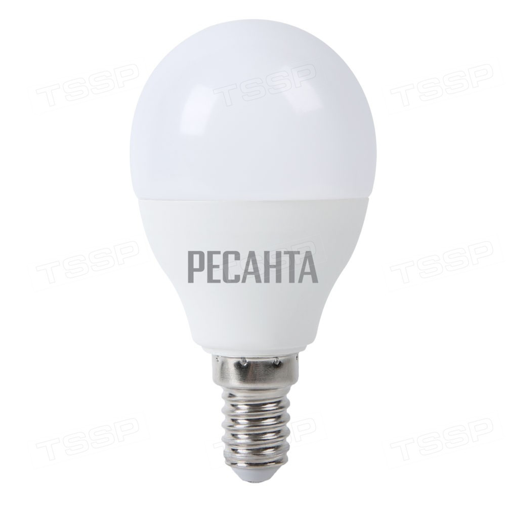 Лампа светодиодная Ресанта LL-R-G45-7W-230-3K-E14 76/1/6 - фото 1 - id-p98811030