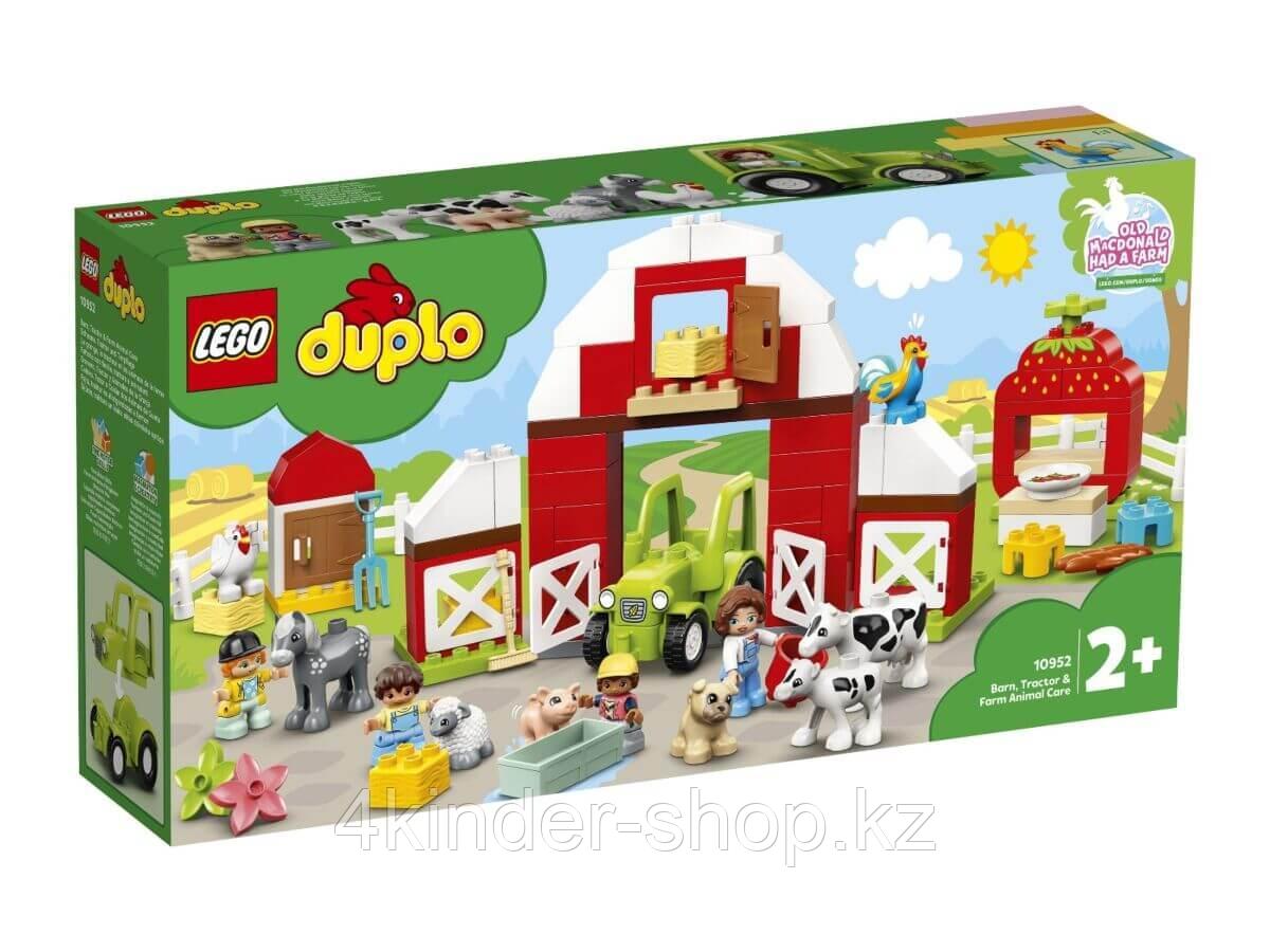 LEGO DUPLO Town Фермерский трактор сарай и животные