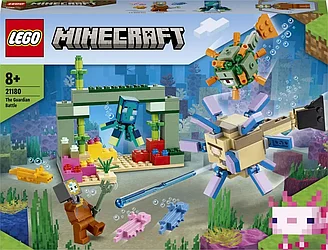 Lego Minecraft Битва со стражем