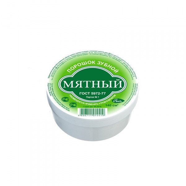 Зубной порошок мятный (банка)
