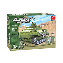 Игровой конструктор  Ausini  22408  Армия  Армейский бронетранспортер  199 деталей  Цветная коробка