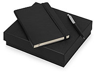 А5 дәптері мен қаламы бар Moleskine Picasso сыйлық жинағы, қара