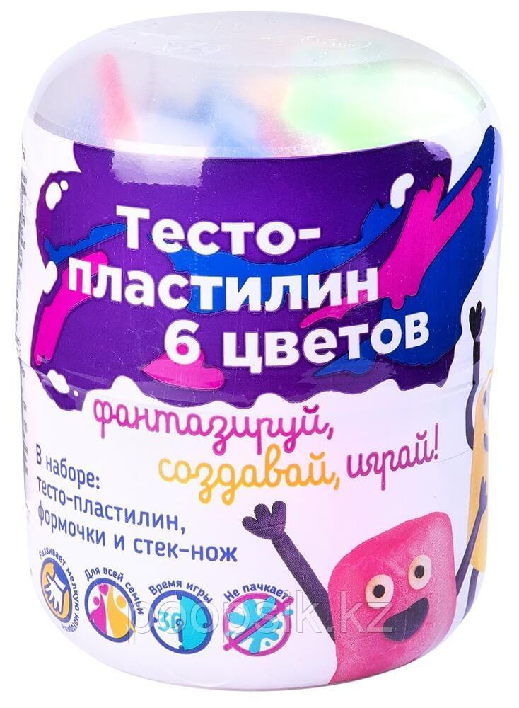 Мини-набор для лепки «Тесто-пластилин 6 цветов» от GENIO KIDS - фото 1 - id-p79916869