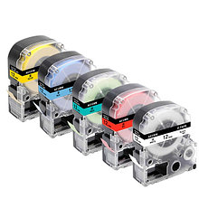 Картридж (LC-4LBP) для Epson LabelWorks LW-300, LW-400 (лента 12mmx8m),черный на синем