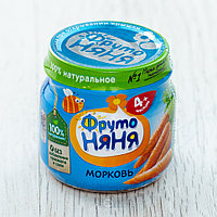 Фруто-няня Пюре морковное 80 гр. (078010)