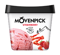 Мороженое Movenpick Клубничное 900 мл