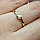 Золотое кольцо с бриллиантами 0.16Сt SI2/K, VG - Cut, фото 9