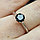 Золотое кольцо с бриллиантами 1.02Сt  Черный Бриллиант, фото 5