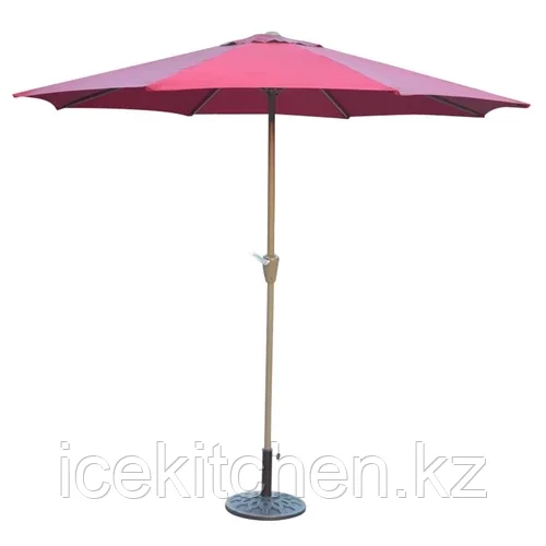 Зонт садовый салатовый откидной 2.7 м. - фото 2 - id-p98827070