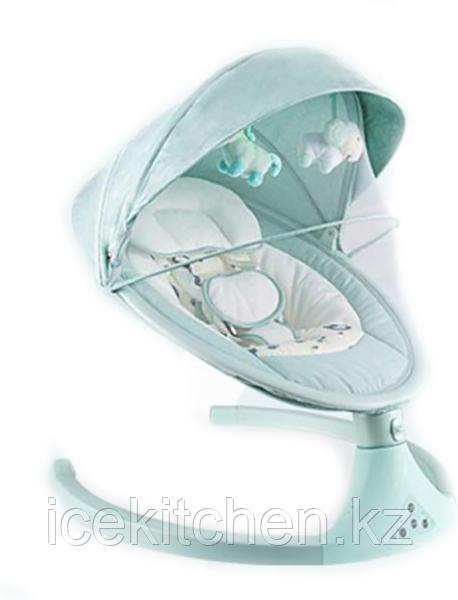 Шезлонг Baby Swing Leaf Curve Tiffany голубой - фото 1 - id-p98827429