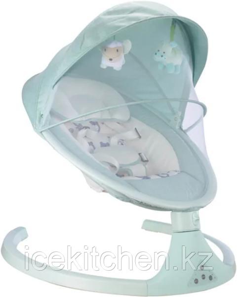 Шезлонг Baby Swing Leaf Curve Tiffany голубой - фото 2 - id-p98827429