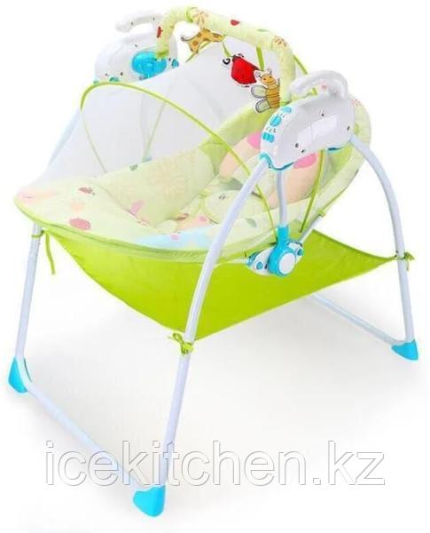 Шезлонг Baby Cradle 801 зеленый - фото 1 - id-p98827562