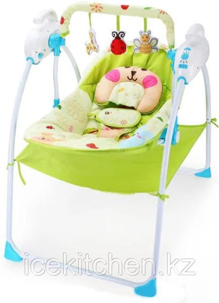 Шезлонг Baby Cradle 801 зеленый - фото 2 - id-p98827562