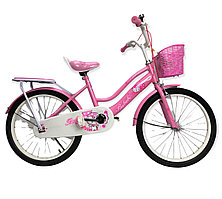 Велосипед Bubabi Baby розовый оригинал детский с холостым ходом 20 размер (501-20)