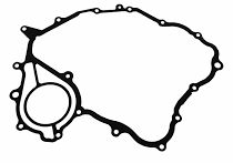 0JWA-011004-30000 Прокладка левой крышки картера CFMOTO X8HO/X10/Z10 (металл)