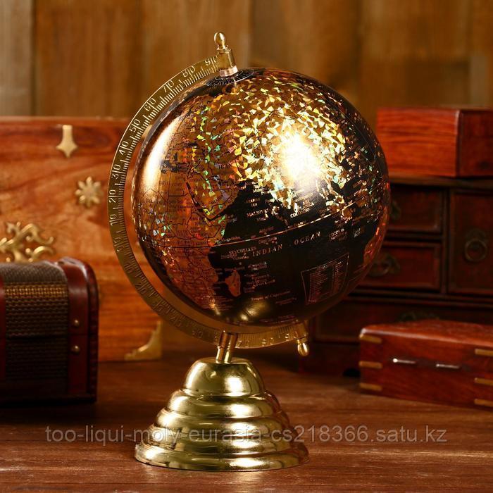 Сувенир глобус "Голд" 22х20х33 см - фото 1 - id-p98830623