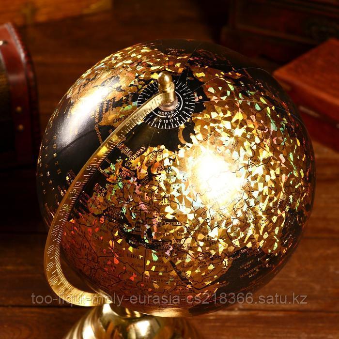 Сувенир глобус "Голд" 22х20х33 см - фото 5 - id-p98830623