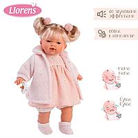 LLORENS: Кукла Аитана 33см, блондинка в розовом наряде
