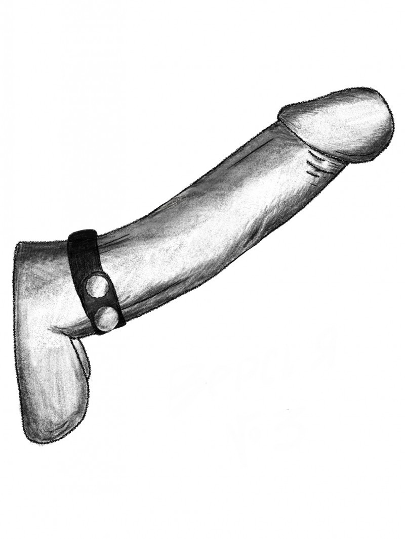 Классический ремень-утяжка на пенис с регулировкой диаметра, 901-05 BX DD